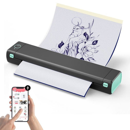 Check out this Wireless Bluetooth Tattoo Thermal Printer! 🖨️ Create stunning designs on professional A4 paper, compatible with Android and iOS devices. Perfect for on-the-go artists! 💫 #TattooPrinter #BluetoothPrinter #PortableDesigns